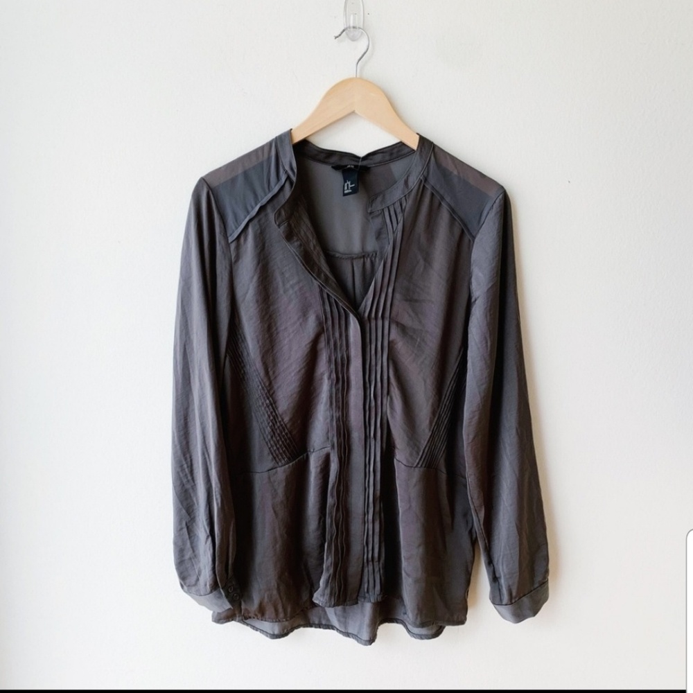 Silky H&M long sleeve top